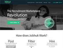 Tablet Screenshot of jobhuk.com
